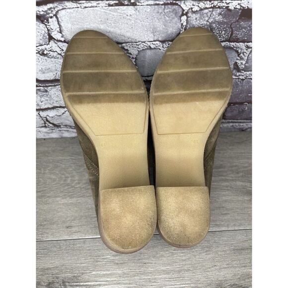 TONI PONS Winter Taupe Suede Ankle High Top Lace Heel Booties Women 41EU/10.5M - Picture 5 of 16